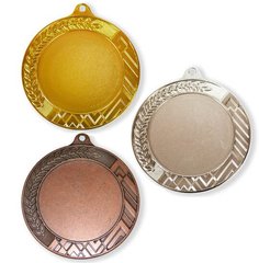 Медаль 70 мм кругла Золота