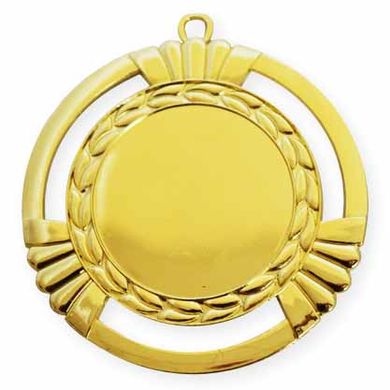 Золота медаль 90 мм з візерунком