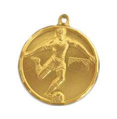 Медаль с рисунком футболиста
