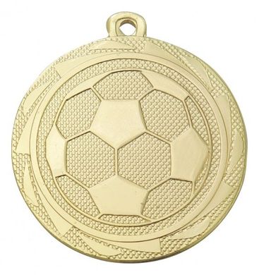 Футбольная медаль первое место
