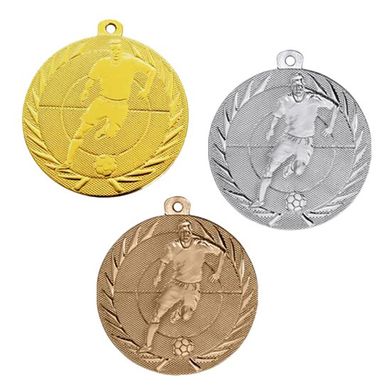 Медаль з футболістом Золото