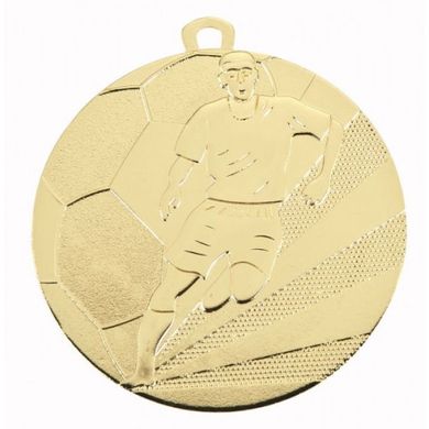 Золота футбольна медаль