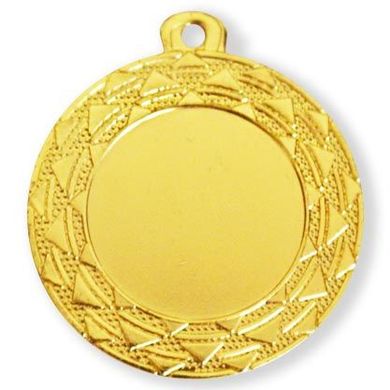 Золотая медаль с узором